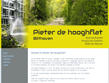 Tablet Screenshot of pieterdehooghflat.nl
